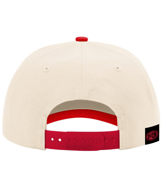 The Faithful Hat (cream/ red)