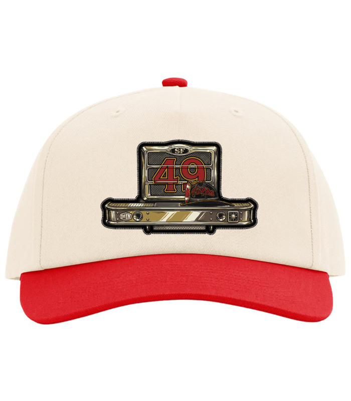 The Faithful Hat (cream/ red)