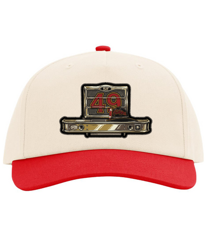 The Faithful Hat (cream/ red)