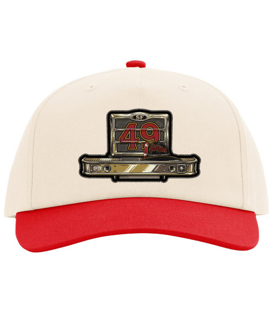The Faithful Hat (cream/ red)